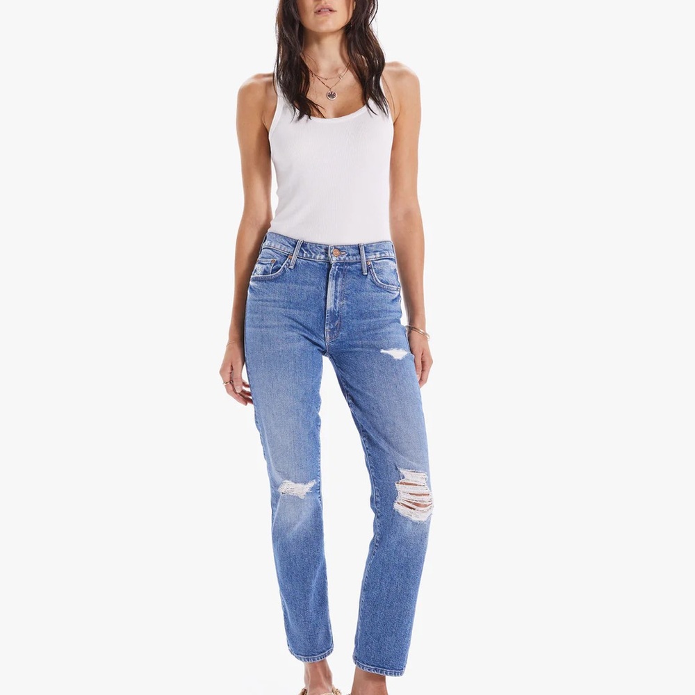 Mother Denim The Insider Ankle in Bloom and Doom